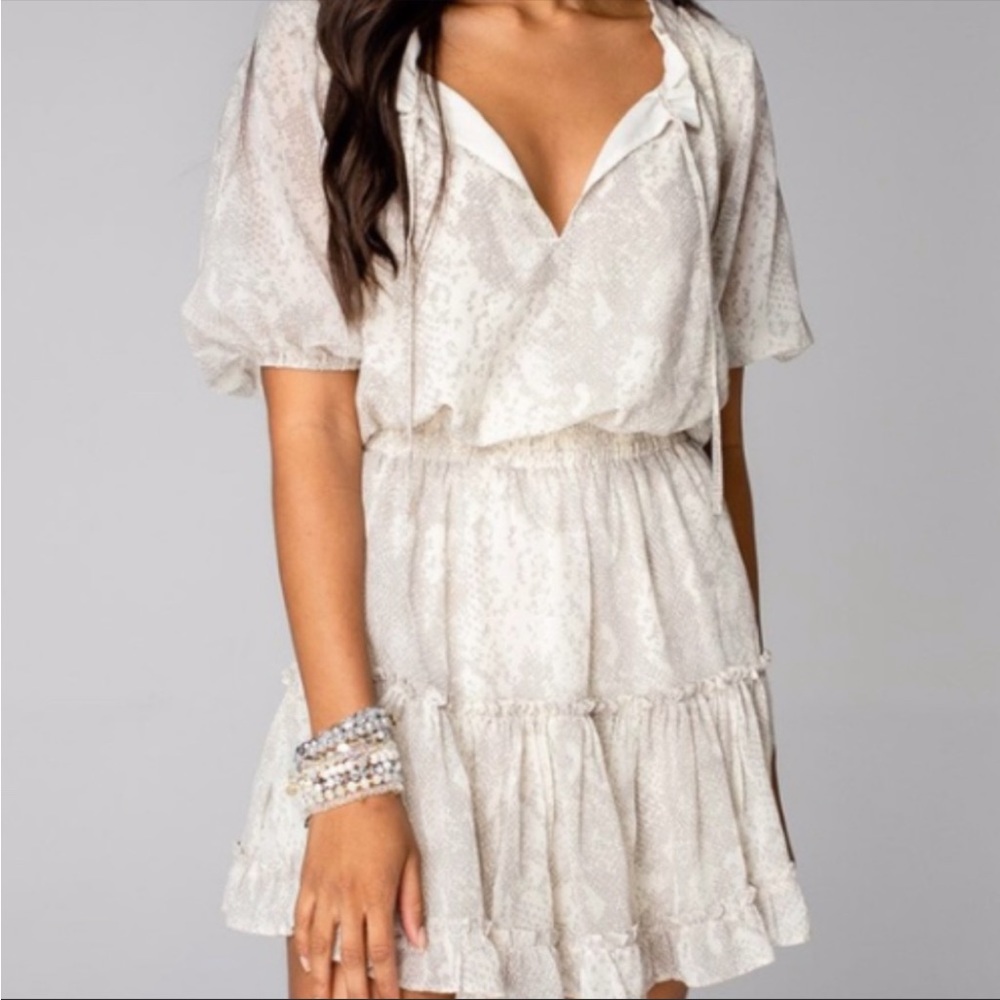 Buddy Love Ray Elastic Waist Mini Dress